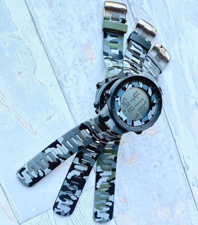 Orologio Polso Sportivo Uomo Digitale Data Allarme Camouflage Verde Grigio Nero Moda/Uomo/Orologi/Orologi da polso Trade Shop italia - Napoli, Commerciovirtuoso.it