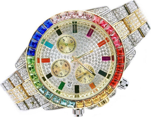 Orologio Polso Unisex Quarzo Acciaio Diamond Strass Silver Oro Ghiera Colorata Abbigliamento e Accessori > Orologi e gioielli > Orologi Uomo > Orologi Donna Trade Shop italia - Napoli, Commerciovirtuoso.it
