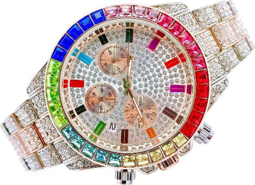Orologio Polso Unisex Quarzo Acciaio Diamond Strass Silver Rosa Ghiera Colorata Abbigliamento e Accessori > Orologi e gioielli > Orologi Uomo > Orologi Donna Trade Shop italia - Napoli, Commerciovirtuoso.it