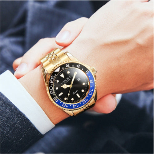 Orologio Polso Uomo Acciaio Quarzo Dorato Nero Blu Nautica Mare Longbo Subacqueo Abbigliamento e Accessori > Orologi e gioielli > Orologi Uomo Trade Shop italia - Napoli, Commerciovirtuoso.it