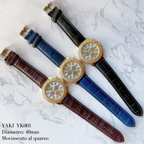 Orologio Polso Yaki Yk001 Donna Analogico Quarzo Pelle Cassa Dorata Brillantini Moda/Donna/Orologi/Orologi da polso Trade Shop italia - Napoli, Commerciovirtuoso.it