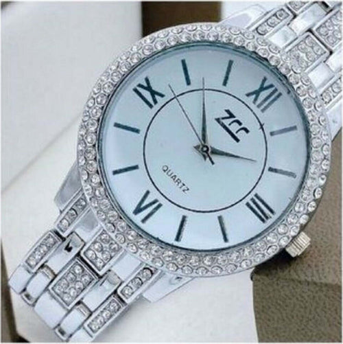 Orologio Polso Zcc 13 Donna Quarzo Acciaio Brillantini Moda Silver Fondo Bianco Abbigliamento e Accessori > Orologi e gioielli > Orologi Donna Trade Shop italia - Napoli, Commerciovirtuoso.it