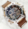 Orologio Polso Zcc 1313 Uomo Quarzo Dual Time Multifunzione Marrone Nero Silver Abbigliamento e Accessori > Orologi e gioielli > Orologi Uomo Trade Shop italia - Napoli, Commerciovirtuoso.it