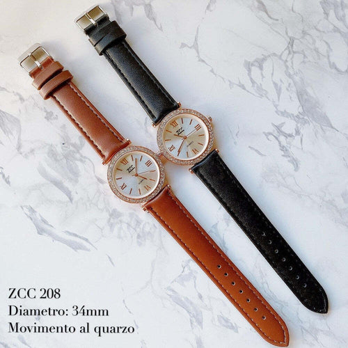Orologio Polso Zcc 208 Donna Analogico Quarzo Moderno Fashion Brillantini Pelle Abbigliamento e Accessori > Orologi e gioielli > Orologi Donna Trade Shop italia - Napoli, Commerciovirtuoso.it