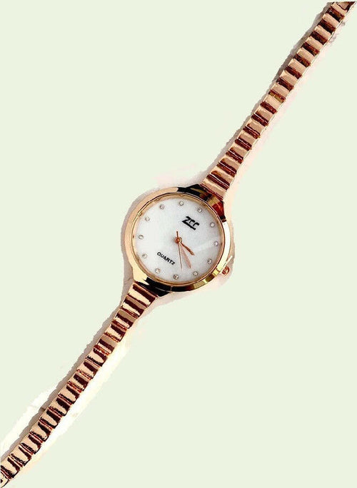 Orologio Polso Zcc Donna Analogico Quarzo Acciaio Moderno Fashion Oro Rosa Bianco Abbigliamento e Accessori > Orologi e gioielli > Orologi Donna Trade Shop italia - Napoli, Commerciovirtuoso.it