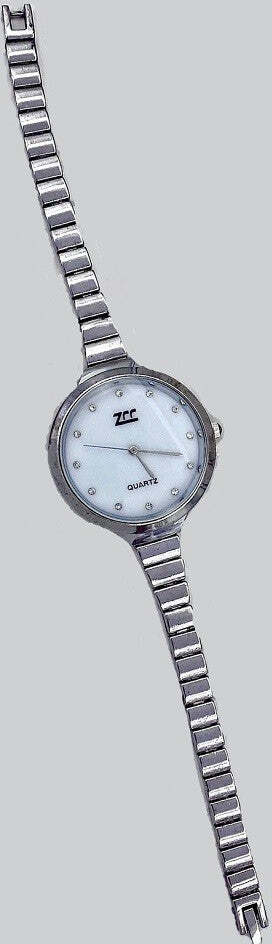 Orologio Polso Zcc Donna Analogico Quarzo Acciaio Moderno Fashion Silver Bianco Moda/Donna/Orologi/Orologi da polso Trade Shop italia - Napoli, Commerciovirtuoso.it