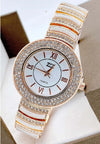 Orologio Polso Zcc Donna Quarzo Acciaio Analogico Moda Brillantini Rosa Bianco Abbigliamento e Accessori > Orologi e gioielli > Orologi Donna Trade Shop italia - Napoli, Commerciovirtuoso.it