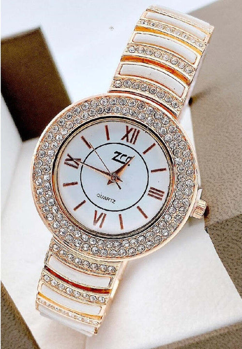 Orologio Polso Zcc Donna Quarzo Acciaio Analogico Moda Brillantini Rosa Bianco Abbigliamento e Accessori > Orologi e gioielli > Orologi Donna Trade Shop italia - Napoli, Commerciovirtuoso.it