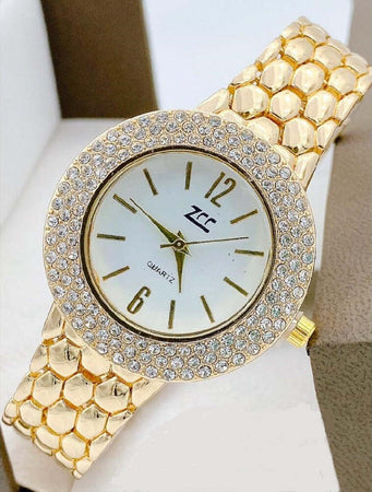 Orologio Polso Zcc Donna Quarzo Acciaio Moda Brillantini Analogico Dorato Bianco Abbigliamento e Accessori > Orologi e gioielli > Orologi Donna Trade Shop italia - Napoli, Commerciovirtuoso.it