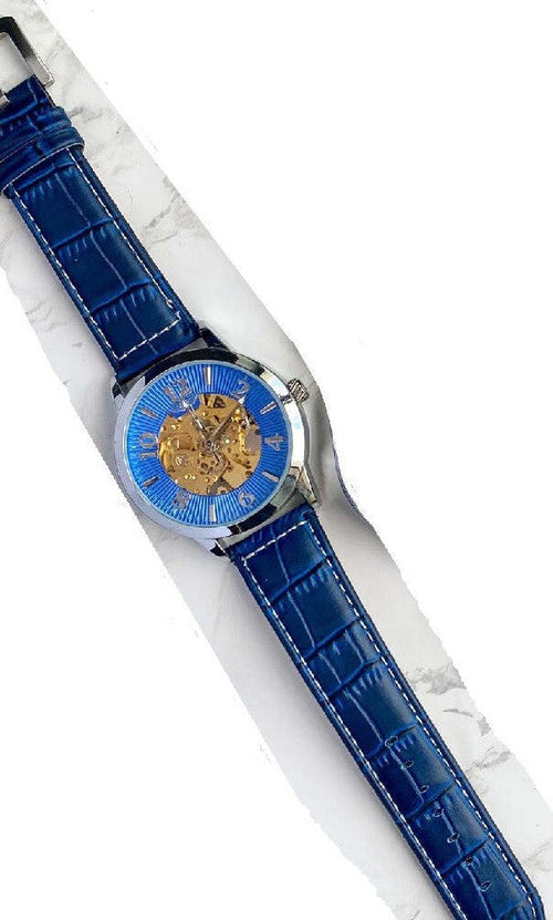 Orologio Polso Zcc G8239 Uomo Automatico Analogico Cinturino Pelle Blu Silver Abbigliamento e Accessori > Orologi e gioielli > Orologi Uomo Trade Shop italia - Napoli, Commerciovirtuoso.it