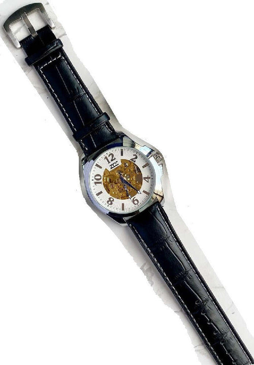 Orologio Polso Zcc G8239 Uomo Automatico Cinturino Pelle Casual Nero Silver Bianco Abbigliamento e Accessori > Orologi e gioielli > Orologi Uomo Trade Shop italia - Napoli, Commerciovirtuoso.it