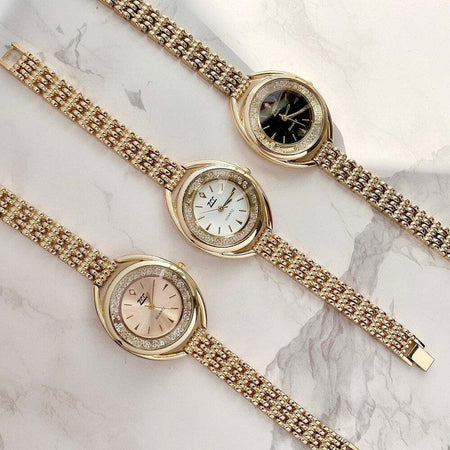 Orologio Polso Zcc Quarzo Donna Analogico Acciaio Bracciale Dorato Brillantini Abbigliamento e Accessori > Orologi e gioielli > Orologi Donna Trade Shop italia - Napoli, Commerciovirtuoso.it