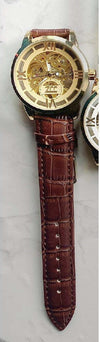 Orologio Polso Zcc Romani Uomo Automatico Cinturino Pelle Casual Marrone Dorato Abbigliamento e Accessori > Orologi e gioielli > Orologi Uomo Trade Shop italia - Napoli, Commerciovirtuoso.it