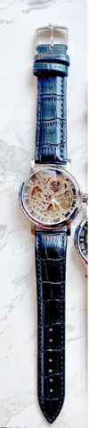 Orologio Polso Zcc T001 Uomo Automatico Cinturino Pelle Casual Blu Quadrante Silver Abbigliamento e Accessori > Orologi e gioielli > Orologi Uomo Trade Shop italia - Napoli, Commerciovirtuoso.it