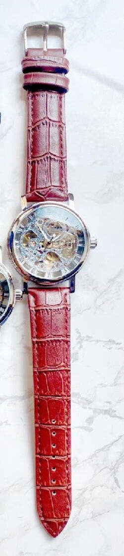 Orologio Polso Zcc T001 Uomo Automatico Cinturino Pelle Rosso Quadrante Silver Abbigliamento e Accessori > Orologi e gioielli > Orologi Uomo Trade Shop italia - Napoli, Commerciovirtuoso.it