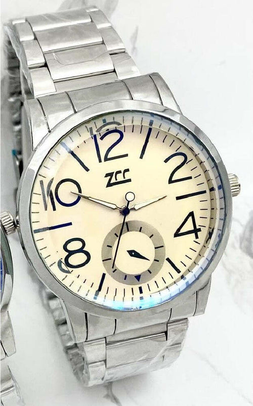 Orologio Polso Zcc Uomo Analogico Acciaio Silver Crono Elegante Quadrante Dorato Abbigliamento e Accessori > Orologi e gioielli > Orologi Uomo Trade Shop italia - Napoli, Commerciovirtuoso.it
