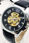 Orologio Polso Zcc Uomo Analogico Automatico Cinturino Pelle Casual Nero Silver Moda/Uomo/Orologi/Orologi da polso Trade Shop italia - Napoli, Commerciovirtuoso.it