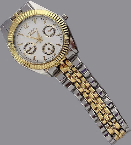 Orologio Polso Zcc Uomo Analogico Calendario Elegante Bicolore Quadrante Bianco Abbigliamento e Accessori > Orologi e gioielli > Orologi Uomo Trade Shop italia - Napoli, Commerciovirtuoso.it