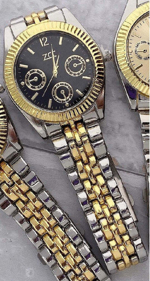 Orologio Polso Zcc Uomo Analogico Calendario Elegante Bicolore Quadrante Nero Abbigliamento e Accessori > Orologi e gioielli > Orologi Uomo Trade Shop italia - Napoli, Commerciovirtuoso.it