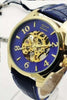 Orologio Polso Zcc Uomo Automatico Analogico Cinturino Pelle Casual Blu Dorato Moda/Uomo/Orologi/Orologi da polso Trade Shop italia - Napoli, Commerciovirtuoso.it
