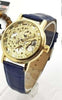 Orologio Polso Zcc Uomo Automatico Cinturino Pelle Casual Blu Quadrante Dorato Abbigliamento e Accessori > Orologi e gioielli > Orologi Uomo Trade Shop italia - Napoli, Commerciovirtuoso.it
