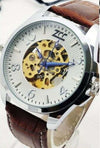 Orologio Polso Zcc Uomo Automatico Cinturino Pelle Casual Marrone Silver Bianco Abbigliamento e Accessori > Orologi e gioielli > Orologi Uomo Trade Shop italia - Napoli, Commerciovirtuoso.it