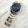 Orologio-Polso-Zcc-Uomo-Cronografo-Acciaio-Analogico-Calendario-Elegante-Silver