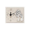 Orologio in legno mdf con applicazione personalizzabile. Misure cm. 15 x 12 h.
