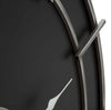 Orologio Silver Glam Cm 60X4,5 Casa e cucina/Decorazioni per interni/Orologi/Orologi da parete Led Mall Home - Napoli, Commerciovirtuoso.it