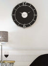 Orologio Silver Glam Cm 60X4,5 Casa e cucina/Decorazioni per interni/Orologi/Orologi da parete Led Mall Home - Napoli, Commerciovirtuoso.it