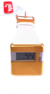 Orologio Sportivo Oro Pelle bianca Puma Unisex Accessorio per lo sport per Lei e per Lui Display Led Idea Regalo Allenamento Orologi Sportivi Art. 4238133
