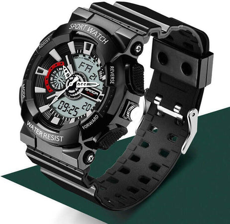 Orologio Sportivo Sanda Uomo Resistente Acqua Cronografo Sveglia Ner Bi Moda/Uomo/Orologi/Orologi da polso Trade Shop italia - Napoli, Commerciovirtuoso.it