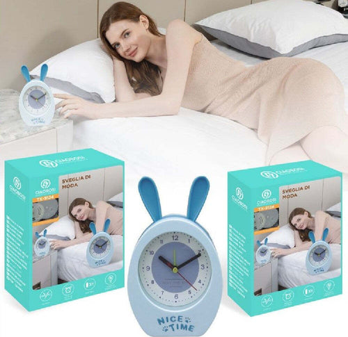 Orologio Sveglia Analogica A Forma Di Coniglietto Da Tavolo Per Bambini Tx-9124 Casa e cucina/Decorazioni per interni/Orologi/Sveglie Trade Shop italia - Napoli, Commerciovirtuoso.it