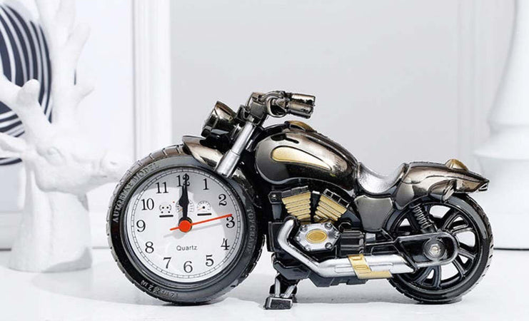 OROLOGIO SVEGLIA ANALOGICA AL QUARZO CON ALLARME A FORMA DI MOTO MOTOCICLETTA Casa e cucina/Decorazioni per interni/Orologi/Sveglie Trade Shop italia - Napoli, Commerciovirtuoso.it