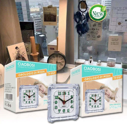Orologio Sveglia Analogica Luce Notturna Tx-9121 Allarme Tavolo Camera Silenziosa Casa e cucina/Decorazioni per interni/Orologi/Sveglie Trade Shop italia - Napoli, Commerciovirtuoso.it
