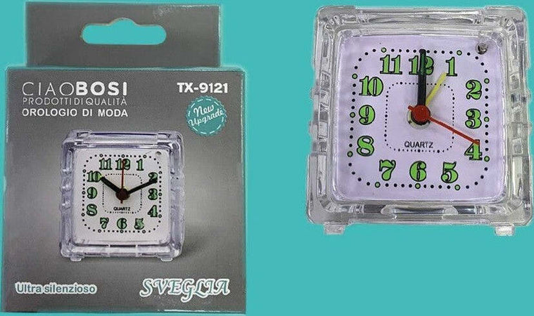 Orologio Sveglia Analogica Luce Notturna Tx-9121 Allarme Tavolo Camera Silenziosa Casa e cucina/Decorazioni per interni/Orologi/Sveglie Trade Shop italia - Napoli, Commerciovirtuoso.it