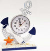Orologio Sveglia Analogico Legno Scrivania Ancora Stella Blu Bianco Stile Marino Casa e cucina/Decorazioni per interni/Orologi/Sveglie Trade Shop italia - Napoli, Commerciovirtuoso.it