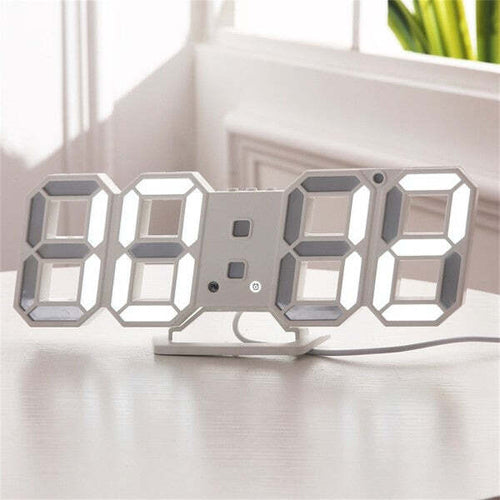 Orologio Sveglia Digitale Display 3d A Led Da Tavolo Parete Arredo Casa Ufficio Casa e cucina/Decorazioni per interni/Orologi/Sveglie Trade Shop italia - Napoli, Commerciovirtuoso.it