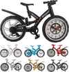 Orologio-Sveglia-Tavolo-Forma-Bicicletta-Bike-Analogica-Allarme-Casa-Ufficio