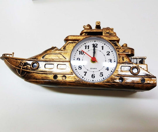 OROLOGIO SVEGLIA TAVOLO FORMA NAVE YACHT ANALOGICA ALLARME DESIGN CASA UFFICIO Casa e cucina/Decorazioni per interni/Orologi/Sveglie Trade Shop italia - Napoli, Commerciovirtuoso.it