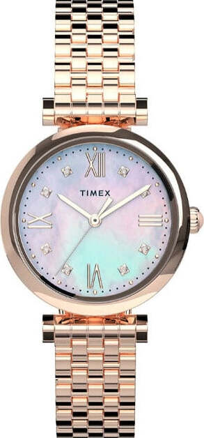 Orologio-TIMEX-donna-Parisien-tempo-acciaio-oro-rosa