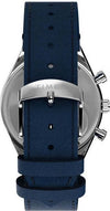 Orologio-TIMEX-Q-uomo-mod.-Diver-Crono-pelle-blu