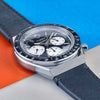 Orologio-TIMEX-Q-uomo-mod.-Diver-Crono-pelle-blu
