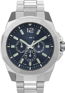 Orologio-TIMEX-uomo-City-Essex-Avenue-multi-funzione-acciaio-/-blu