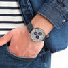 Orologio-TIMEX-uomo-Fairfield-multi-funzione-pelle-blu
