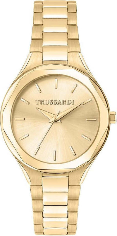 Orologio-TRUSSARDI-donna-Brink-tempo-acciaio-dorato