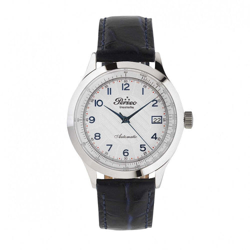 Orologio uomo automatico Perseo Trestelle classico blu
