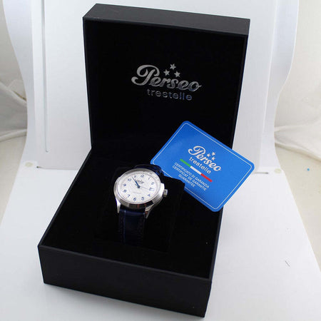 Orologio uomo automatico Perseo Trestelle classico blu