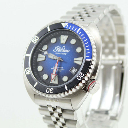 Orologio uomo automatico sub Perseo trestelle tartaruga acciaio 200 m