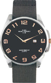 Orologio Uomo Da Polso M&m Primo Emporio Classic Line 1090g in Acciaio Inossidabile Grigio Orologio Analogico Quadrante Tondo E Cinturino in Nylon Moda/Uomo/Orologi/Orologi da polso Milano Fashion Watch - Marcianise, Commerciovirtuoso.it